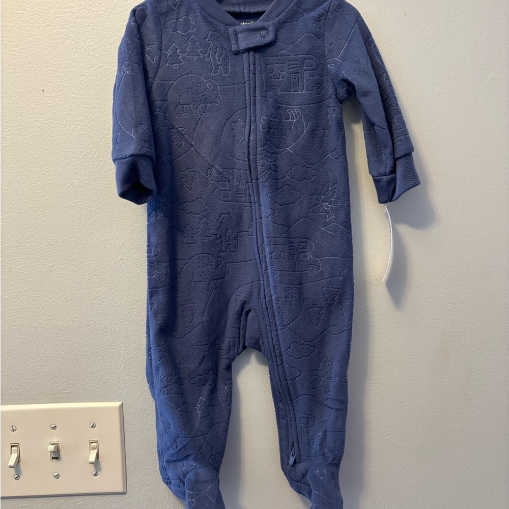 Carter's Blue Kids Footie One Piece